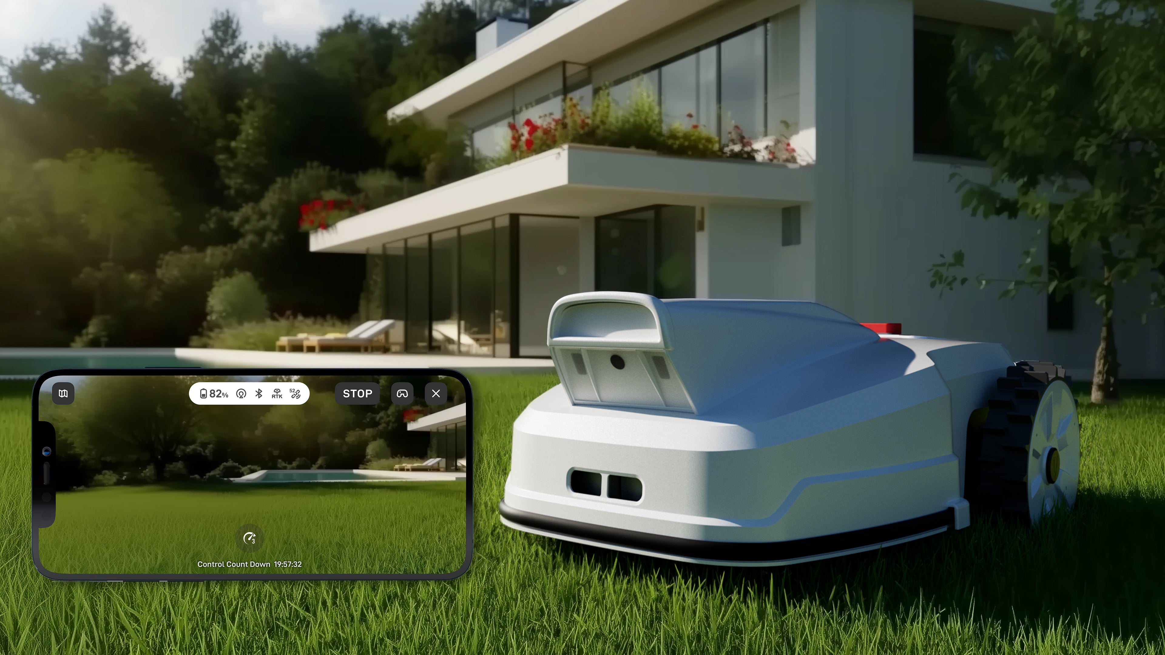 Real-time_Remote_Control_robotic lawn mower