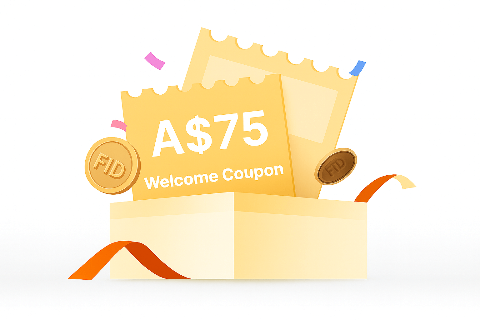 welcome coupon AUD